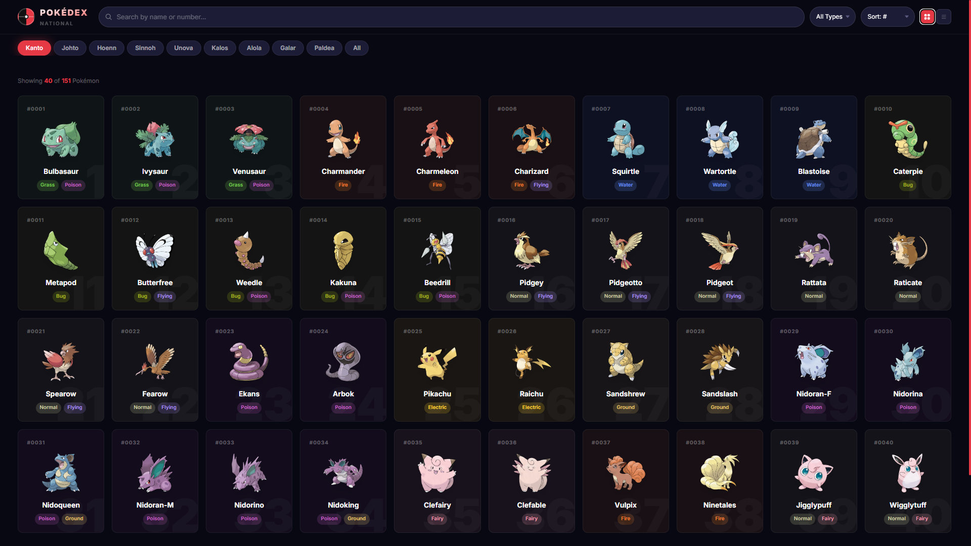 National Pokédex